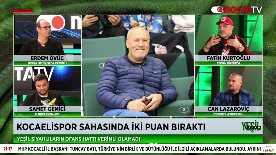Kocaelispor Sahasında İki Puan Bıraktı | Erdem Övüç İle Yeşil Siyah | 09 Aralık 2025 @NoktaTV