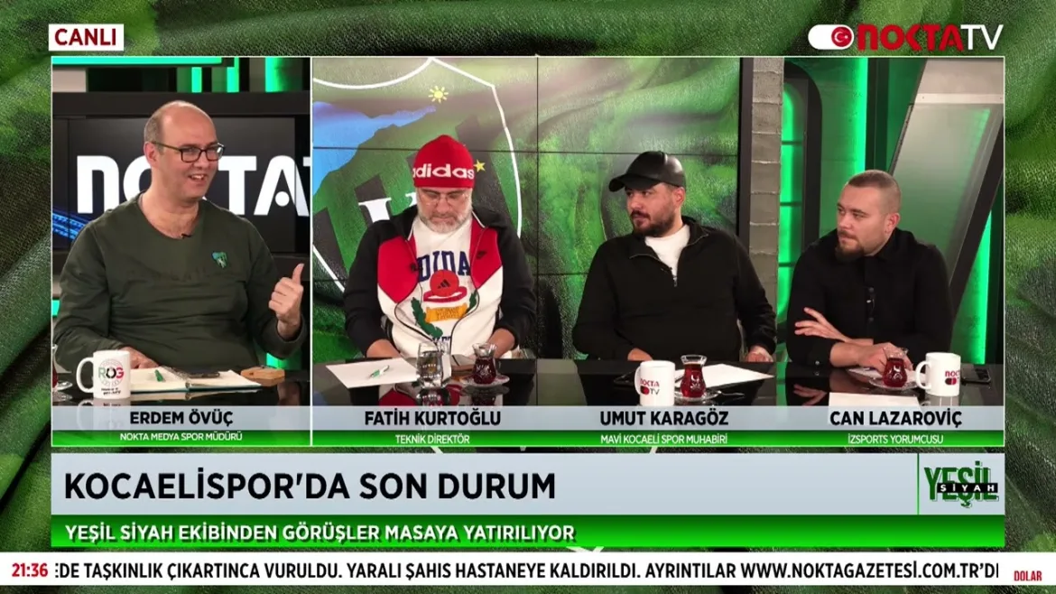 Kocaelispor’da Son Durum | Erdem Övüç İle Yeşil Siyah | 29 Aralık 2025 @NoktaTV