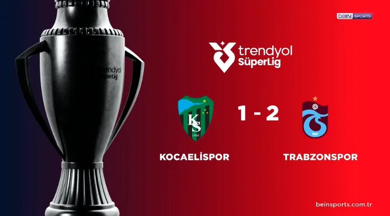 GENİŞ ÖZET | Kocaelispor 1-2 Trabzonspor 18 Ocak 2026 @beINSports 62 GENİŞ ÖZET | Kocaelispor 1-2 Trabzonspor 18 Ocak 2026 @beINSports