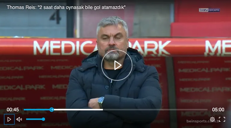 Thomas Reis: “2 saat daha oynasak bile gol atamazdık” 24 Ocak 2026 @beINSports