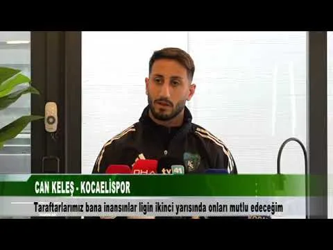 CAN KELEŞ KOCAELİSPOR 16 Ocak 2026 @tv41