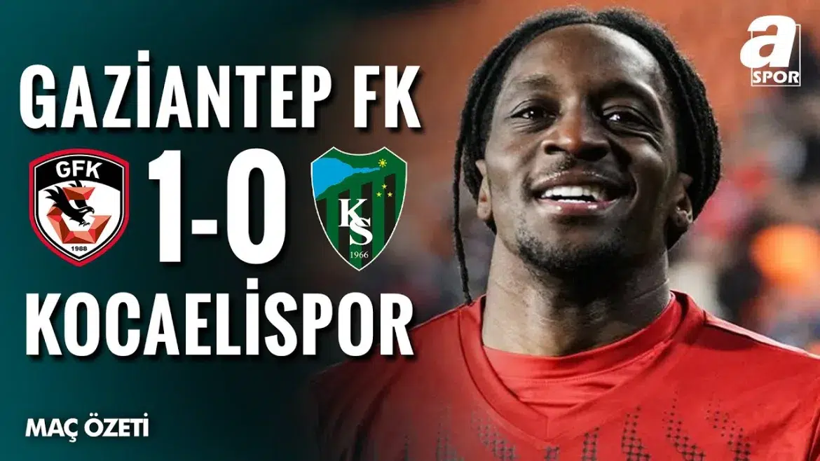 Gaziantep FK 1-0 Kocaelispor | MAÇ ÖZETİ | Ziraat Türkiye Kupası A Grubu Maçı | 13 Ocak2026 @ASpor