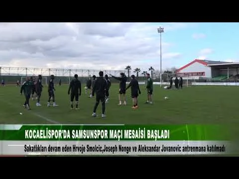 KOCAELİSPOR'DA SAMSUNSPOR MESAİSİ BAŞLADI 21 Ocak 2026 @tv41 72 KOCAELİSPOR'DA SAMSUNSPOR MESAİSİ BAŞLADI 21 Ocak 2026 @tv41
