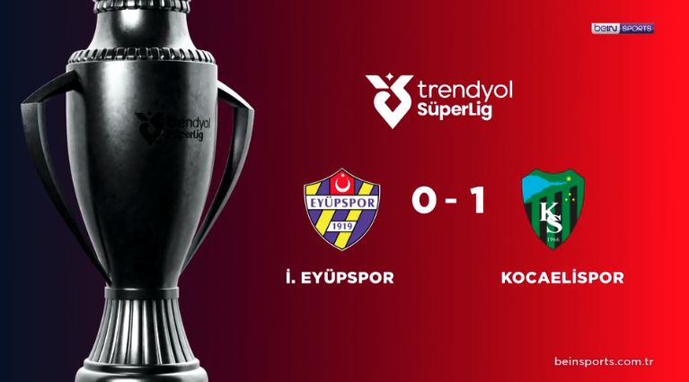 ÖZET | İkas Eyüpspor 0-1 Kocaelispor 9 Mart 2026 @beINSports