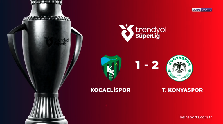 ÖZET | Kocaelispor 1-2 Tümosan Konyaspor 14 Mart 2026 @beINSports