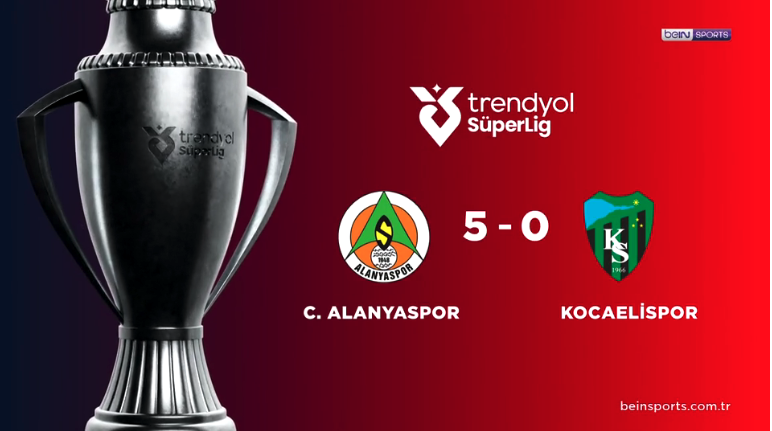 ÖZET | Corendon Alanyaspor 5-0 Kocaelispor 18 Mart 2026 @beINSports 1 ÖZET | Corendon Alanyaspor 5-0 Kocaelispor 18 Mart 2026 @beINSports