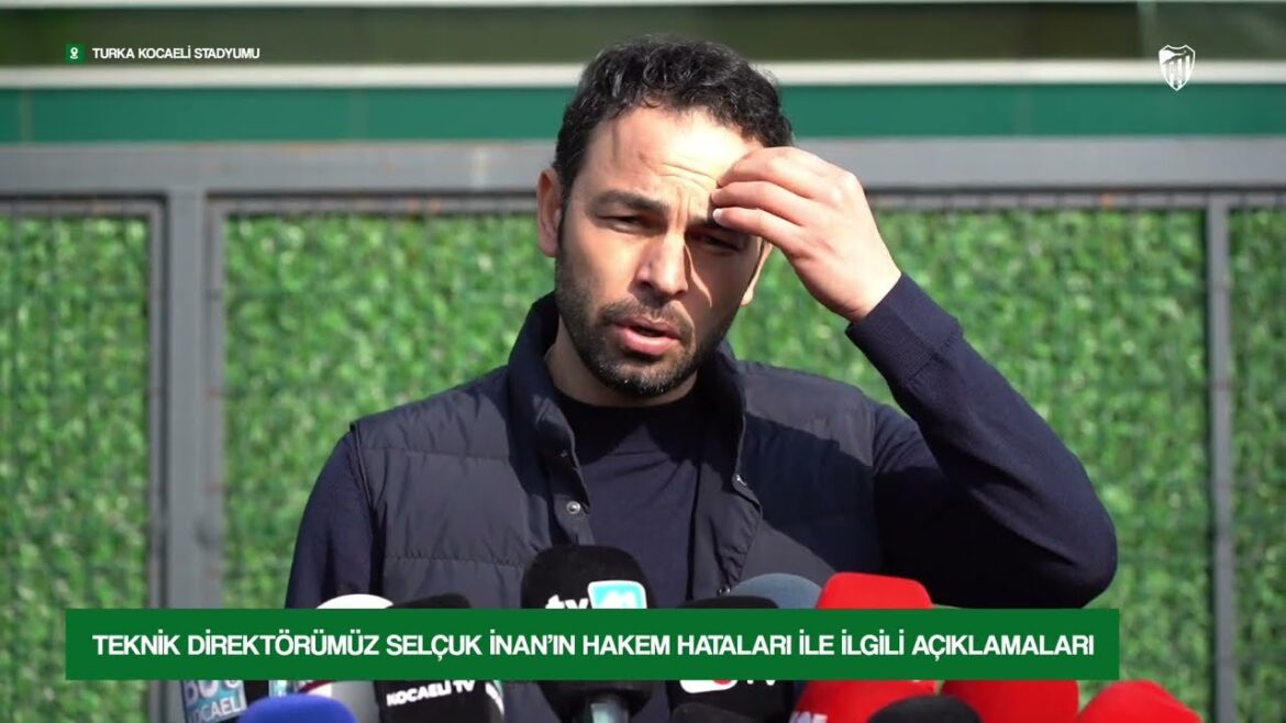 Teknik Direktörümüz Selçuk İnan’ın hakem hataları ile ilgili açıklamaları. 14 Mart 2026 @Kocaelispor