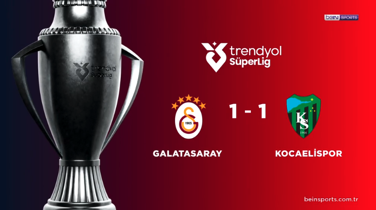 GENİŞ ÖZET | Galatasaray 1-1 Kocaelispor 12 Nisan 2026 @beINSports