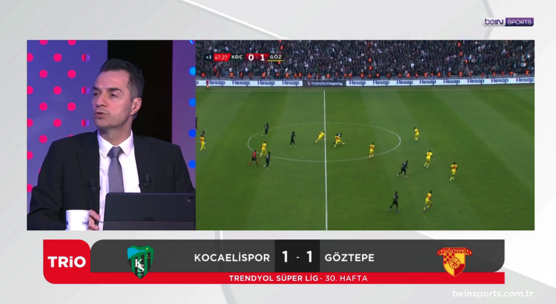 Kocaelispor – Göztepe | Show’un gördüğü sarı kartta karar doğru mu? 18 Nisan 2026 @beINSports