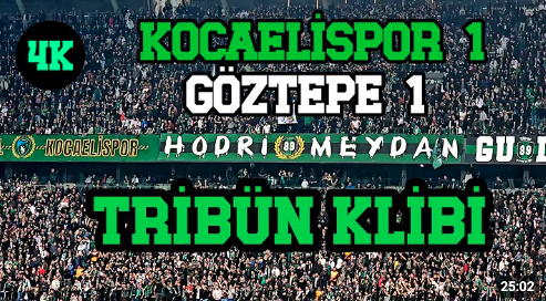 Kocaelispor 1-1 Göztepe | Tribün Klibi 19 Nisan 2026 @EmrahÖzşahin