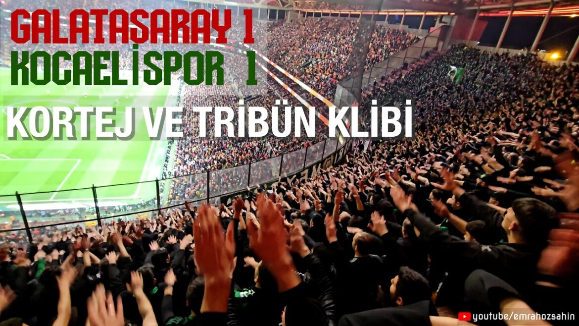 Galatasaray 1-1 Kocaelispor | Kortej ve Efsane Deplasman Tribün Klibi 13 Nisan 2026 @EmrahÖzşahin