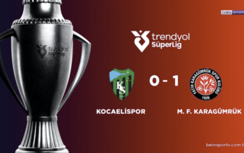ÖZET | Kocaelispor 0-1 Mısırlı.com.tr Fatih Karagümrük 9 Mayıs 2026 @beINSports
